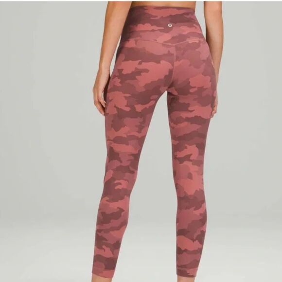 NWT Lululemon Align High-Rise Pant 28" Camo Brier Rose  Size 10 - Picture 2 of 7